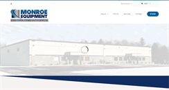 Desktop Screenshot of monroeequipment.com