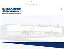 Tablet Screenshot of monroeequipment.com